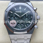 APS Factory Audemars Piguet Royal Oak Chronograph 26240ST.OO.1320ST.08 41mm Full Ste APS 26240ST green dial steel chronograph