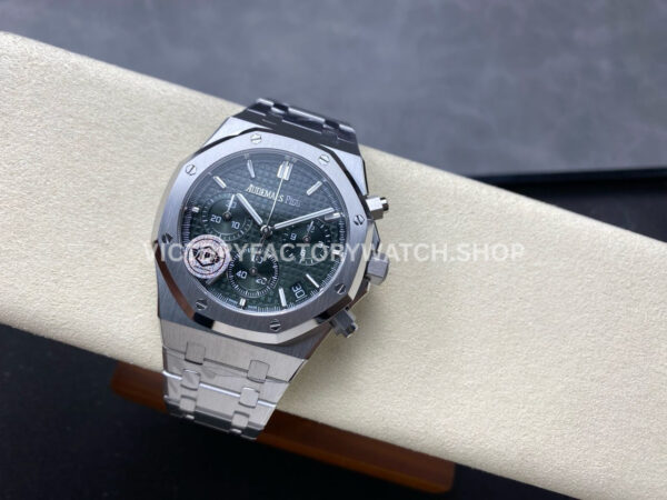 APS Factory Audemars Piguet Royal Oak Chronograph 26240ST.OO.1320ST.08 41mm Full Ste (9) APS Factory Audemars Piguet Royal Oak Chronograph 26240ST.OO.1320ST.08 41mm Full Steel Green Dial