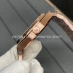 APS Factory Audemars Piguet Royal Oak Frosted Selfwinding 15454OR.GG.1259OR.01 37mm Full Frosted Rose Gold Silver White Dial