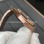 APS Factory Audemars Piguet Royal Oak Frosted Selfwinding 15454OR.GG.1259OR.01 37mm Full Frosted Rose Gold Silver White Dial