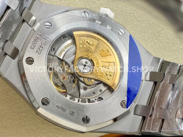 APS Factory Audemars Piguet Royal Oak Frosted Selfwinding 15410 41mm Full Frosted Steel Black Dial