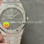 APS Royal Oak 15410 frosted grey dial