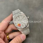 APS Factory Audemars Piguet Royal Oak Frosted Selfwinding 15410 41mm Full Frosted Steel White Dial