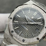 APS Factory Audemars Piguet Royal Oak Frosted Selfwinding 15454BC.GG.1259BC.02 37mm Full Frosted Grey Dial