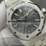 APS Factory Audemars Piguet Royal Oak Frosted Selfwinding 15454BC.GG.1259BC.02 37mm Full Frosted Grey Dial