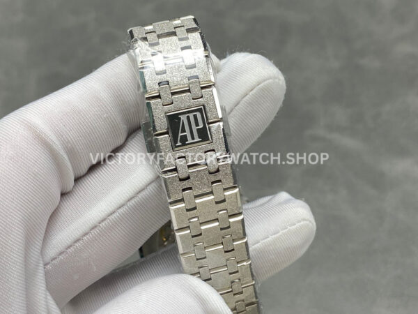 APS Factory Audemars Piguet Royal Oak Frosted Selfwinding 15454BC.GG.1259BC.02 37mm Full Frosted Grey Dial