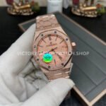 APS Factory Audemars Piguet Royal Oak Frosted Selfwinding 15454OR.GG.1259OR.03 37mm Full Frosted Rose Gold Rose Gold Dial