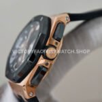 APS Factory Audemars Piguet Royal Oak Offshore Chronograph 26420RO.OO.A002CA.01 43mm Rose Gold Rubber Strap Black Dial