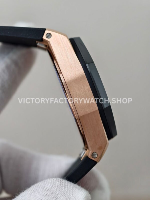 APS Factory Audemars Piguet Royal Oak Offshore Chronograph 26420RO.OO.A002CA.01 43mm Rose Gold Rubber Strap Black Dial