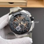 APS Factory Audemars Piguet Royal Oak Offshore Chronograph 26420SO.OO.A600CA.01 43mm Steel Rubber Strap Brown Dial