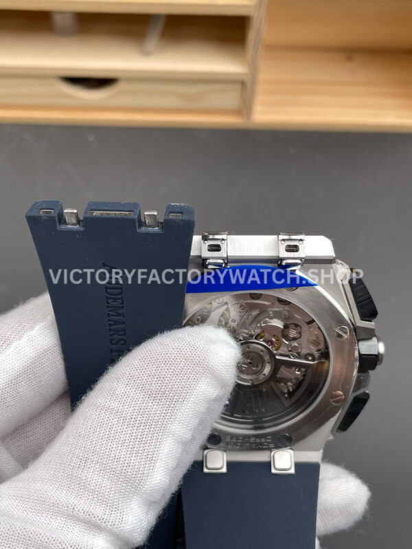 APS Factory Audemars Piguet Royal Oak Offshore Chronograph 26420TI.OO.A027CA.01 43mm Rubber Strap Blue Dial (7) APS Factory Audemars Piguet Royal Oak Offshore Chronograph 26420TI.OO.A027CA.01 43mm Rubber Strap Blue Dial