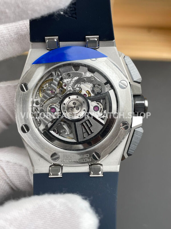 APS Factory Audemars Piguet Royal Oak Offshore Chronograph 26420TI.OO.A027CA.01 43mm Rubber Strap Blue Dial (8) APS Factory Audemars Piguet Royal Oak Offshore Chronograph 26420TI.OO.A027CA.01 43mm Rubber Strap Blue Dial