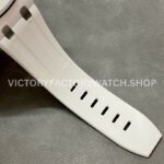 APS Factory Audemars Piguet Royal Oak Offshore Diver 15707CB.OO.A010CA.01 42mm White Ceramics Rubber Strap Silver Dial