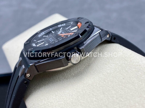 APS Factory Audemars Piguet Royal Oak Offshore Diver 15707CE.O (1) APS Factory Audemars Piguet Royal Oak Offshore Diver 15707CE.OO.A002CA.01 42mm Black Ceramics Rubber Strap Black Dial