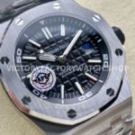 APS Factory Audemars Piguet Royal Oak Offshore Diver 15710 42mm Full Steel Black Dial