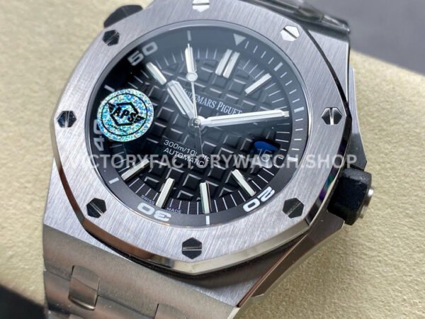 APS Factory Audemars Piguet Royal Oak Offshore Diver 15710 42mm Full Steel Black Dial