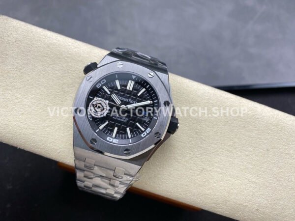 APS Factory Audemars Piguet Royal Oak Offshore Diver 15710 42mm Full Steel Black Dial