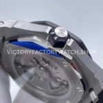 APS Factory Audemars Piguet Royal Oak Offshore Diver 15720CN.OO.A0 (1) APS Factory Audemars Piguet Royal Oak Offshore Diver 15720CN.OO.A002CA.01 42mm White Gold Rubber Strap Black Dial