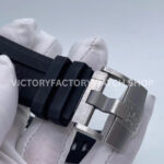 APS Factory Audemars Piguet Royal Oak Offshore Diver 15720CN.OO.A0 ( (5) APS Factory Audemars Piguet Royal Oak Offshore Diver 15720CN.OO.A002CA.01 42mm White Gold Rubber Strap Black Dial