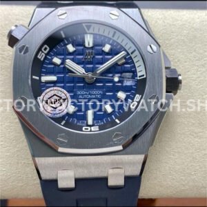 APS 15720 blue dial rubber strap