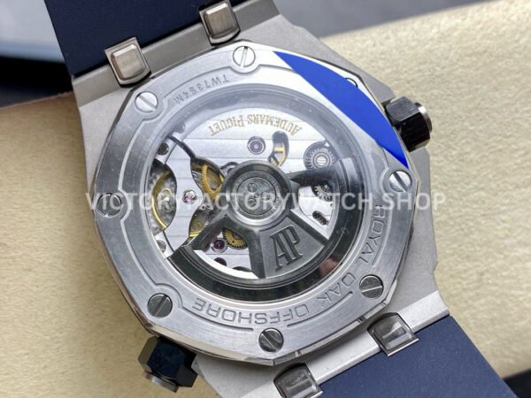 APS Factory Audemars Piguet Royal Oak Offshore Diver 15720ST.OO.A027CA.01 42mm Steel Blue Rubber Strap Blue Dial