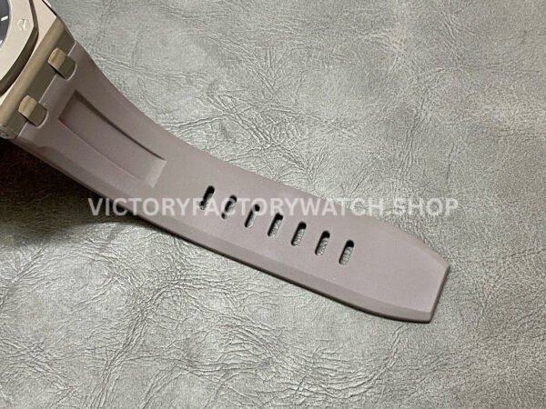 APS Factory Audemars Piguet Royal Oak Offshore Diver 42mm 15720ST.OO.A009CA.01 Steel Grey Rubber Strap Grey Dial