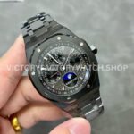 APS Factory Audemars Piguet Royal Oak Perpetual Calendar Selfeinding 41mm 26579CB.OO.1225CB.01 Full Black Ceramic Black Dial