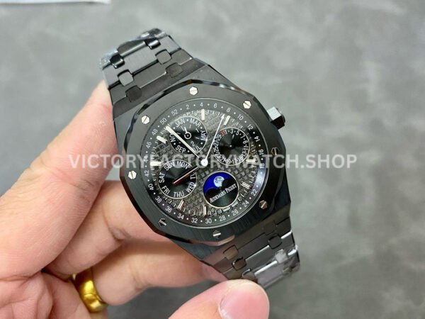 APS Factory Audemars Piguet Royal Oak Perpetual Calendar Selfeinding 41mm 26579CB.OO.1225CB.01 Full Black Ceramic Black Dial