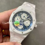 APS Factory Audemars Piguet Royal Oak Perpetual Calendar Selfeinding 41mm 26579CB.OO.1225CB.01 Full White Ceramic Blue Dial
