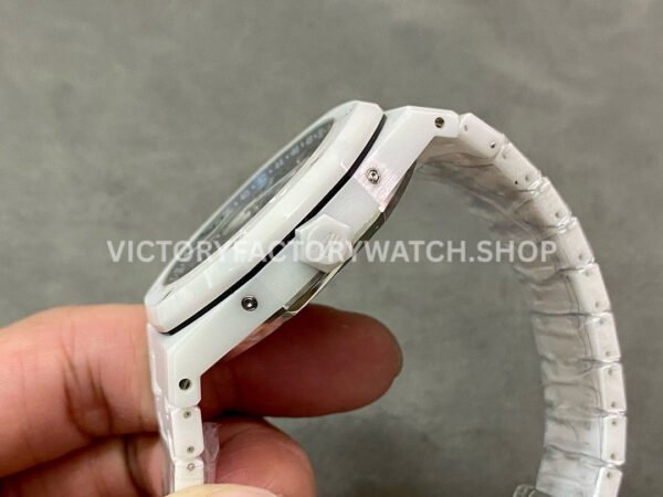 APS Factory Audemars Piguet Royal Oak Perpetual Calendar Selfeinding 41mm 26579CB.OO.1225CB.01 Full White Ceramic Blue Dial