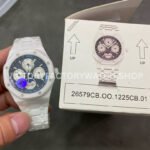 APS Factory Audemars Piguet Royal Oak Perpetual Calendar Selfeinding 41mm 26579CB.OO.1225CB.01 Full White Ceramic Blue Dial