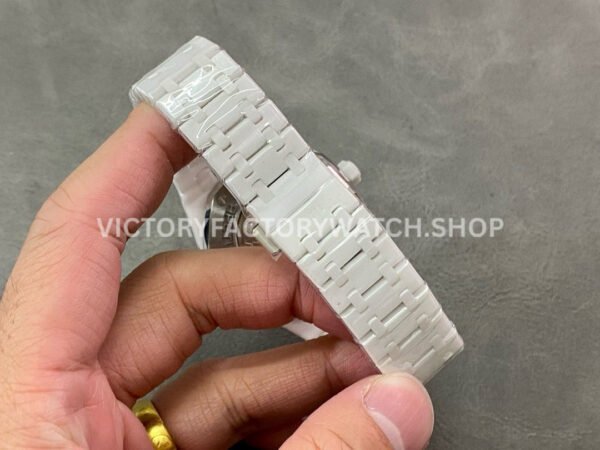 APS Factory Audemars Piguet Royal Oak Perpetual Calendar Selfeinding 41mm 26579CB.OO.1225CB.01 Full White Ceramic Blue Dial