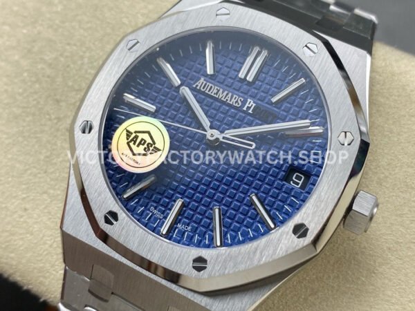 APS Factory Audemars Piguet Royal Oak Selfwinding 15510ST.OO.1320ST.01 41mm Full Stee APS Factory Audemars Piguet Royal Oak Selfwinding 15510ST.OO.1320ST.01 41mm Full Steel Blue Dial