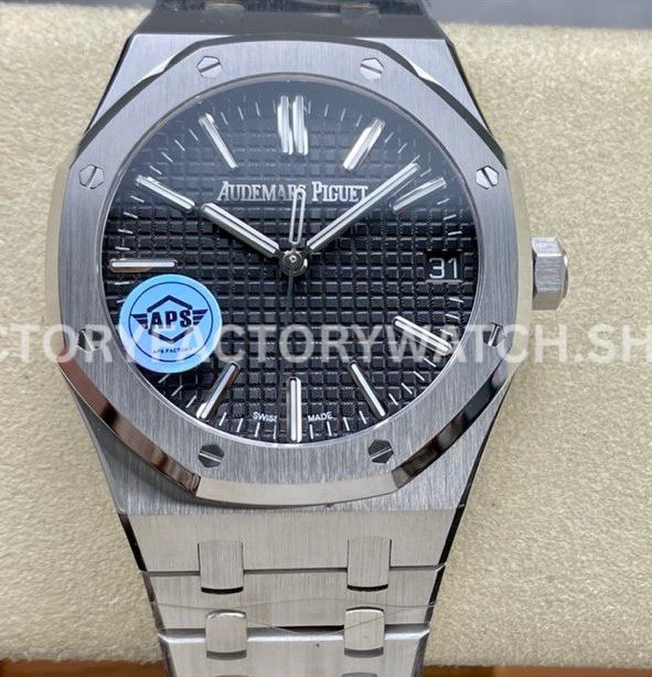 APS Factory Audemars Piguet Royal Oak Selfwinding 15510ST.OO.1320ST.02 41mm Full Ste (8) APS Royal Oak 15510ST blue dial