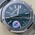 APS Factory Audemars Piguet Royal Oak Selfwinding 15510ST.OO.1320ST.09 41mm Full Steel Green Dial