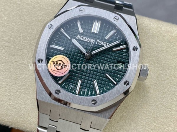 APS Factory Audemars Piguet Royal Oak Selfwinding 15510ST.OO.1320ST.09 41mm Full Steel Green Dial