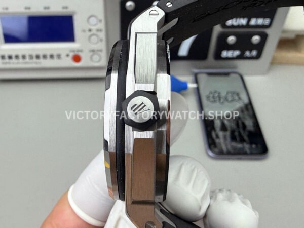 APS Factory Audemars Piguet Royal Oak Selfwinding 15703ST.OO.A002CA.01 42mm Rubber St ( (3) APS Factory Audemars Piguet Royal Oak Offshore Diver 15703ST.OO.A002CA.01 42mm Rubber Strap Black Dial