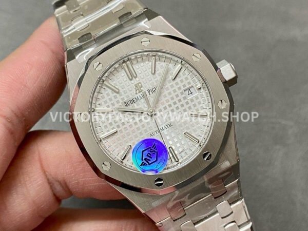 APS Factory Audemars Piguet Royal Oak Selfwinding 37mm 15450ST.OO.1256ST.01 Stainl ( (4) APS Factory Audemars Piguet Royal Oak Selfwinding 37mm 15450ST.OO.1256ST.01 Stainless Steel Silver Dial