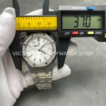 APS Factory Audemars Piguet Royal Oak Selfwinding 37mm 15450ST.OO.1256ST.01 Stainless Steel Diamond Bezel Silver Dial