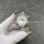 APS Factory Audemars Piguet Royal Oak Selfwinding 37mm 15450ST.OO.1256ST.01 Stainless Steel Diamond Bezel Silver Dial
