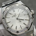 APS Factory Audemars Piguet Royal Oak Selfwinding 37mm 15450ST.OO.1256ST.01 Stainless Steel Diamond Bezel Silver Dial