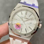 APS Factory Audemars Piguet Royal Oak Selfwinding 41mm 15400ST.OO.1220ST.04 Rubbe (7) APS Factory Audemars Piguet Royal Oak Selfwinding 41mm 15400ST.OO.1220ST.04 Rubber Strap Silver Dial