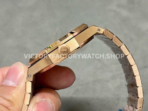 APS Factory Audemars Piguet Royal Oak Selfwinding 41mm 15500OR.OO.1220OR.01 Full Rose Gold Black Dial