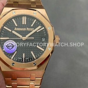 APS Factory Audemars Piguet Royal Oak Selfwinding 41mm 15510OR.OO.1320OR.04 Full (6) APS 15510OR full rose gold black dial
