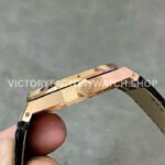 APS Factory Audemars Piguet Royal Oak Selfwinding 41mm 15510OR.OO.D002CR.02 R (4) APS Factory Audemars Piguet Royal Oak Selfwinding 15510OR.OO.D002CR.02 41mm Rose Gold Leather Black Dial