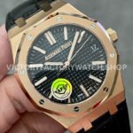 APS Factory Audemars Piguet Royal Oak Selfwinding 41mm 15510OR.OO.D002CR.02 R (5) APS Factory Audemars Piguet Royal Oak Selfwinding 15510OR.OO.D002CR.02 41mm Rose Gold Leather Black Dial