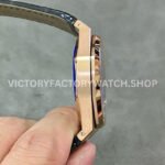 APS Factory Audemars Piguet Royal Oak Selfwinding 41mm 15510OR.OO.D002CR.02 R (6) APS Factory Audemars Piguet Royal Oak Selfwinding 15510OR.OO.D002CR.02 41mm Rose Gold Leather Black Dial