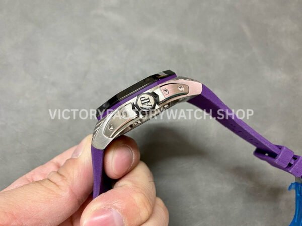 APS Factory Audemars Piguet Royal Oak Tourbillon Concept 26620I ( (4) APS Factory Audemars Piguet Royal Oak Tourbillon Concept 26620IO.OO.D077CA.01 44mm Titanium Rubber Strap Skeletonized Dial