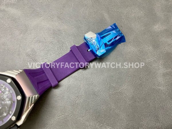 APS Factory Audemars Piguet Royal Oak Tourbillon Concept 26620I ( (8) APS Factory Audemars Piguet Royal Oak Tourbillon Concept 26620IO.OO.D077CA.01 44mm Titanium Rubber Strap Skeletonized Dial