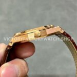 APS Factory Counterweight Audemars Piguet Royal Oak Selfwi ( (8) APS Factory Counterweight Audemars Piguet Royal Oak Selfwinding 41mm 15400OR.OO.D088CR.01 Rose Gold Leather Strap Silver Dial